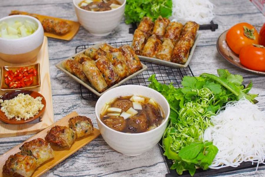 Bún chả nem Hà Nội nổi tiếng từ xa xưa