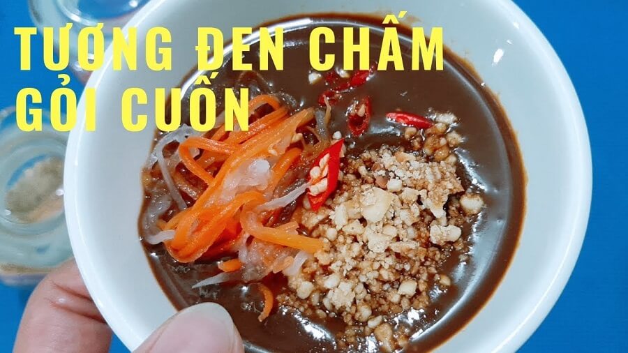 Cách làm nước mắm tương đen ăn gỏi cuốn