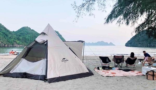 Gợi ý TOP 4 địa điểm cắm trại ở Cát Bà cực chill với view hướng biển
